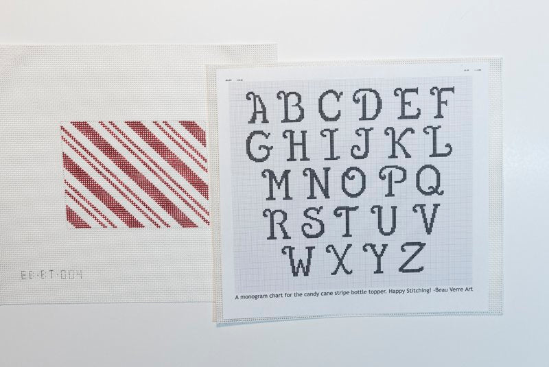 Candy Cane Monogram