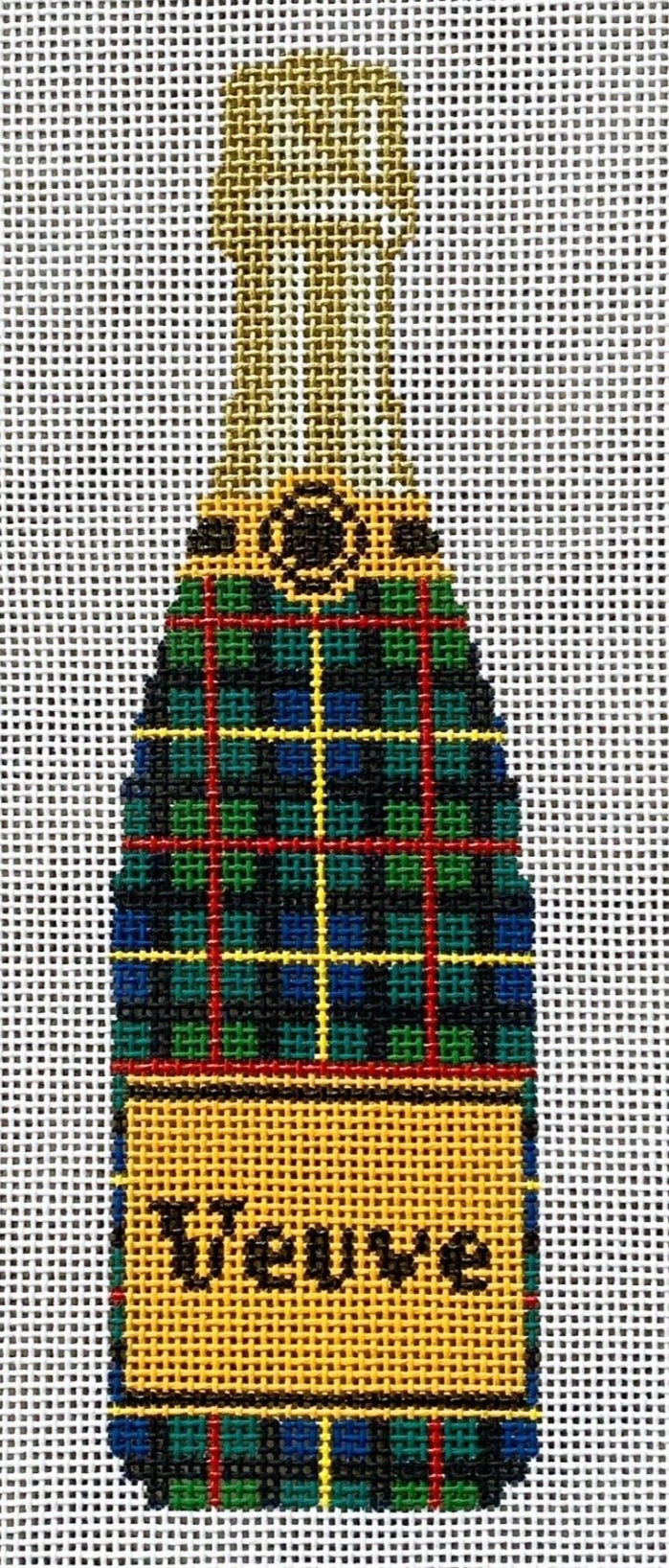 Champagne Bottle - Tartan
