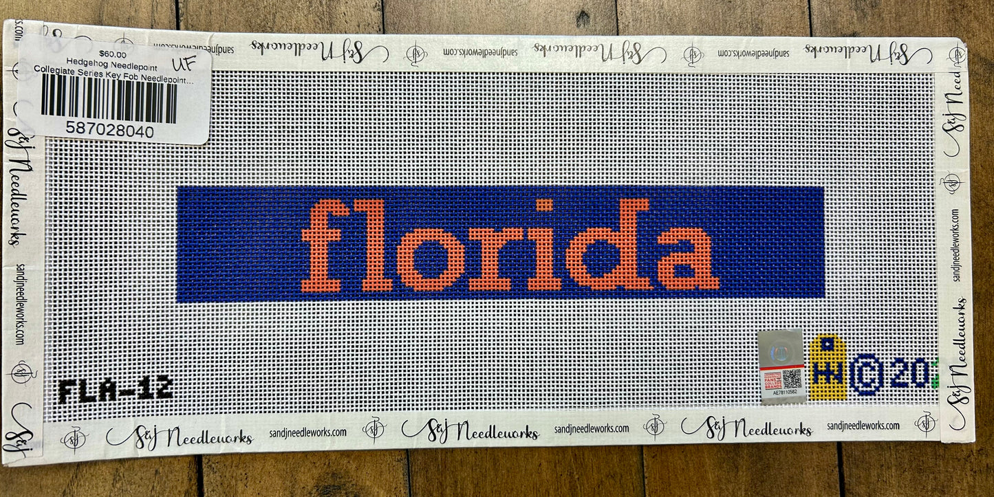 University of Florida - Collegiate Series Key Fob Needlepoint Canvas