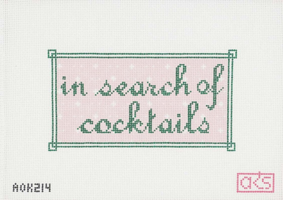 In Search Of Cocktails Canvas