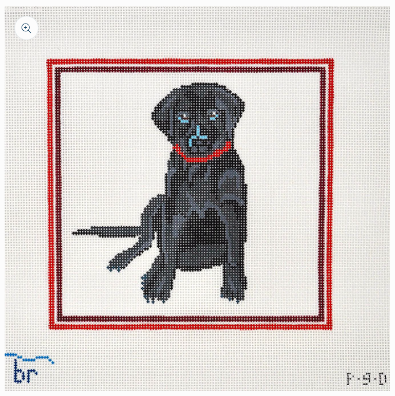 Black Lab - Red Frame