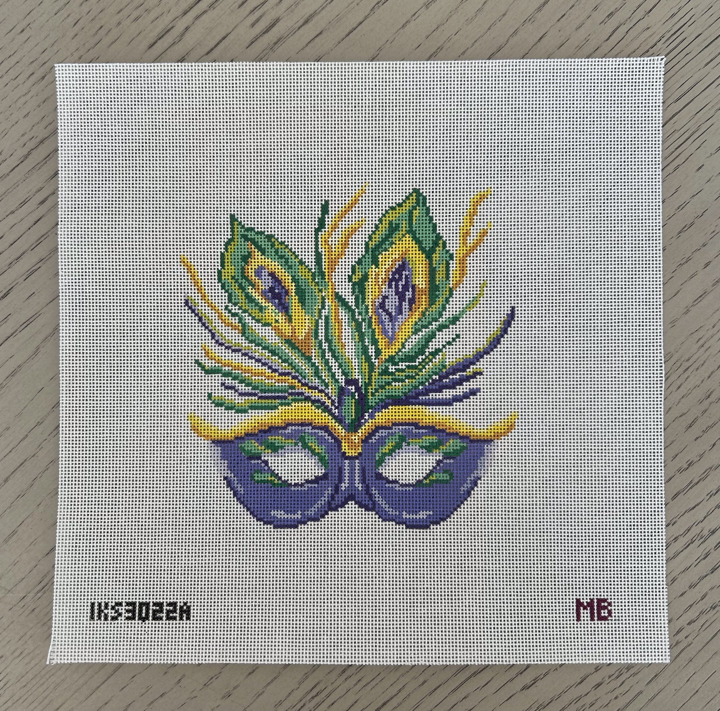 Purple Mardi Gras Mask