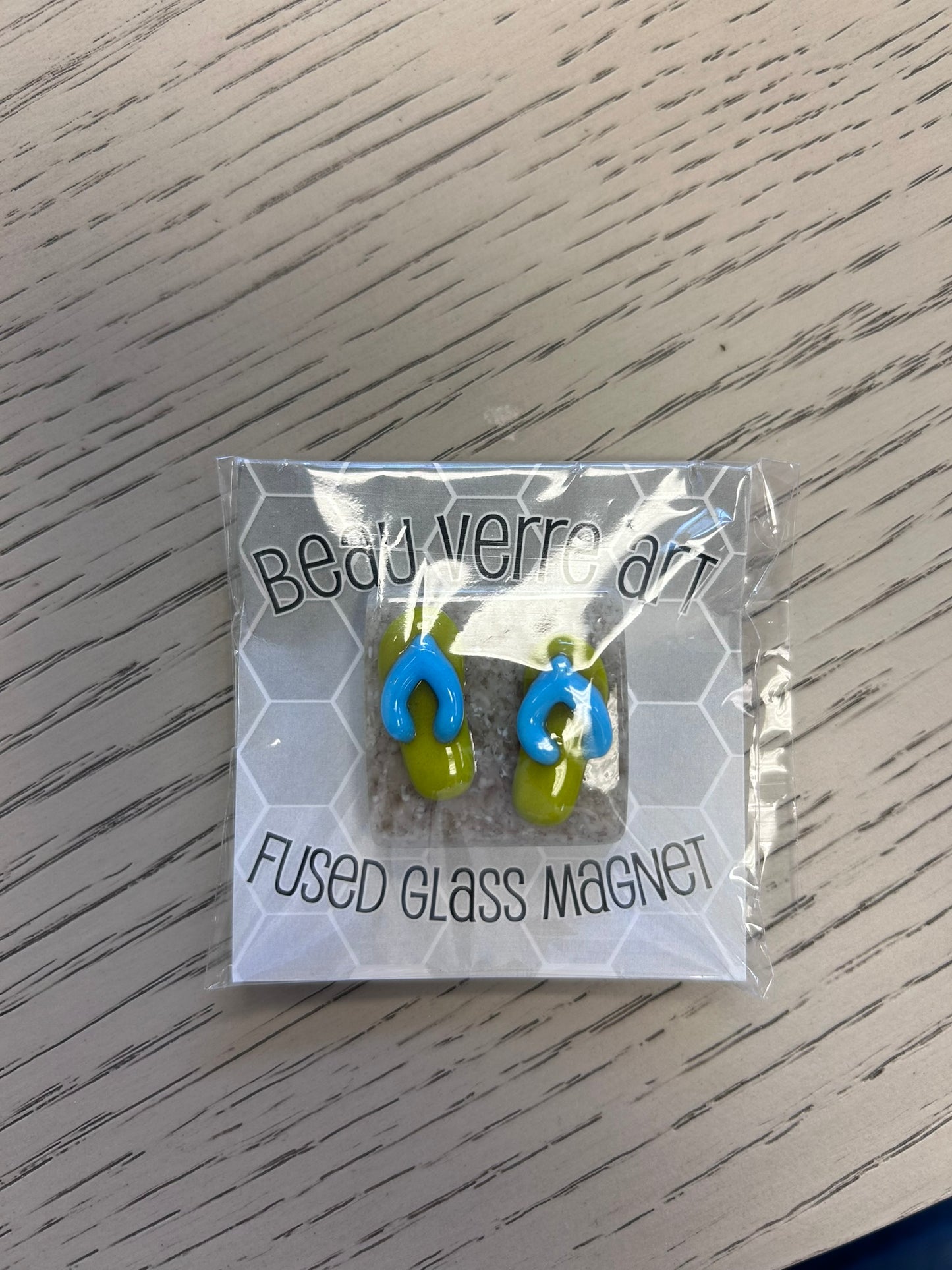 Beauverre Art Needleminder - Green Flip Flops