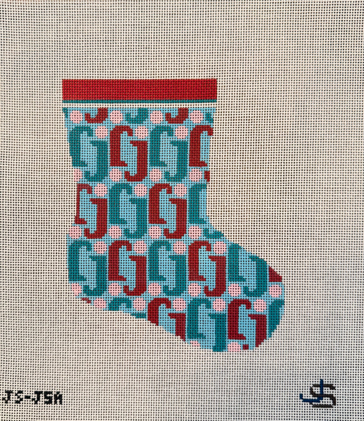 Mini Christmas Stocking - J