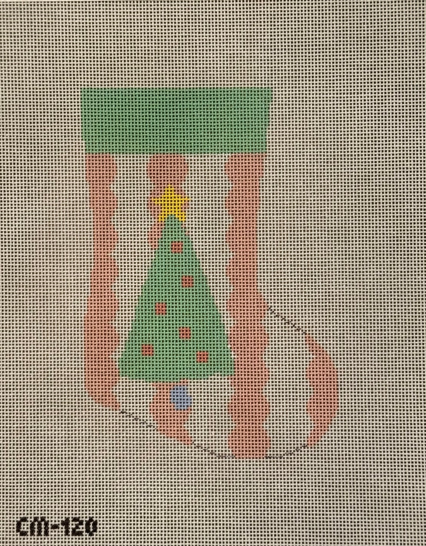 Christmas tree mini stocking