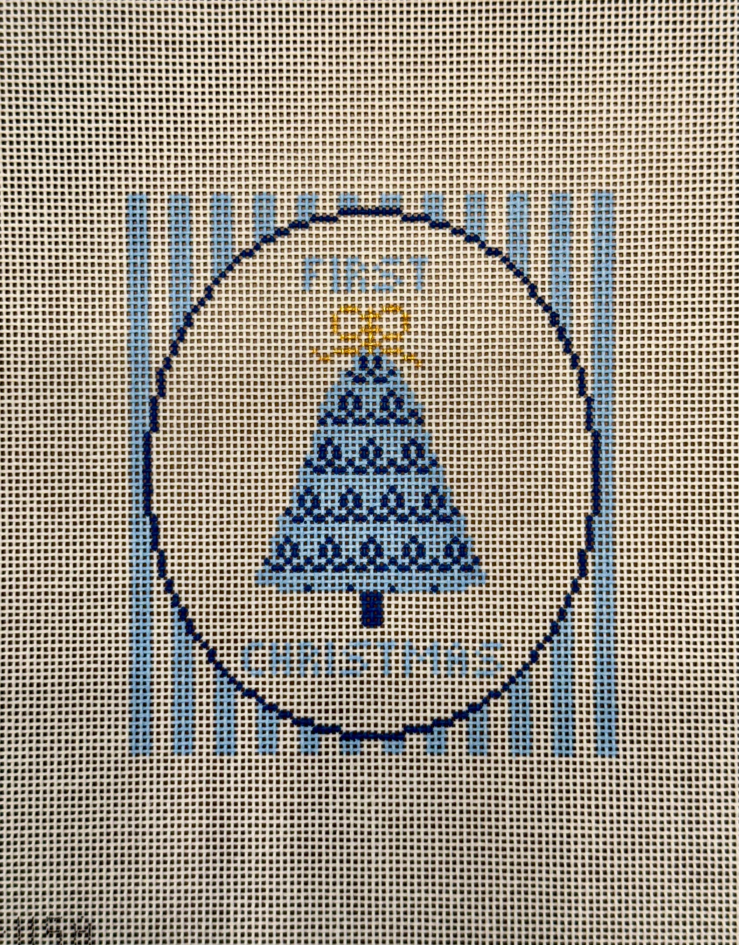 1st Christmas - blue