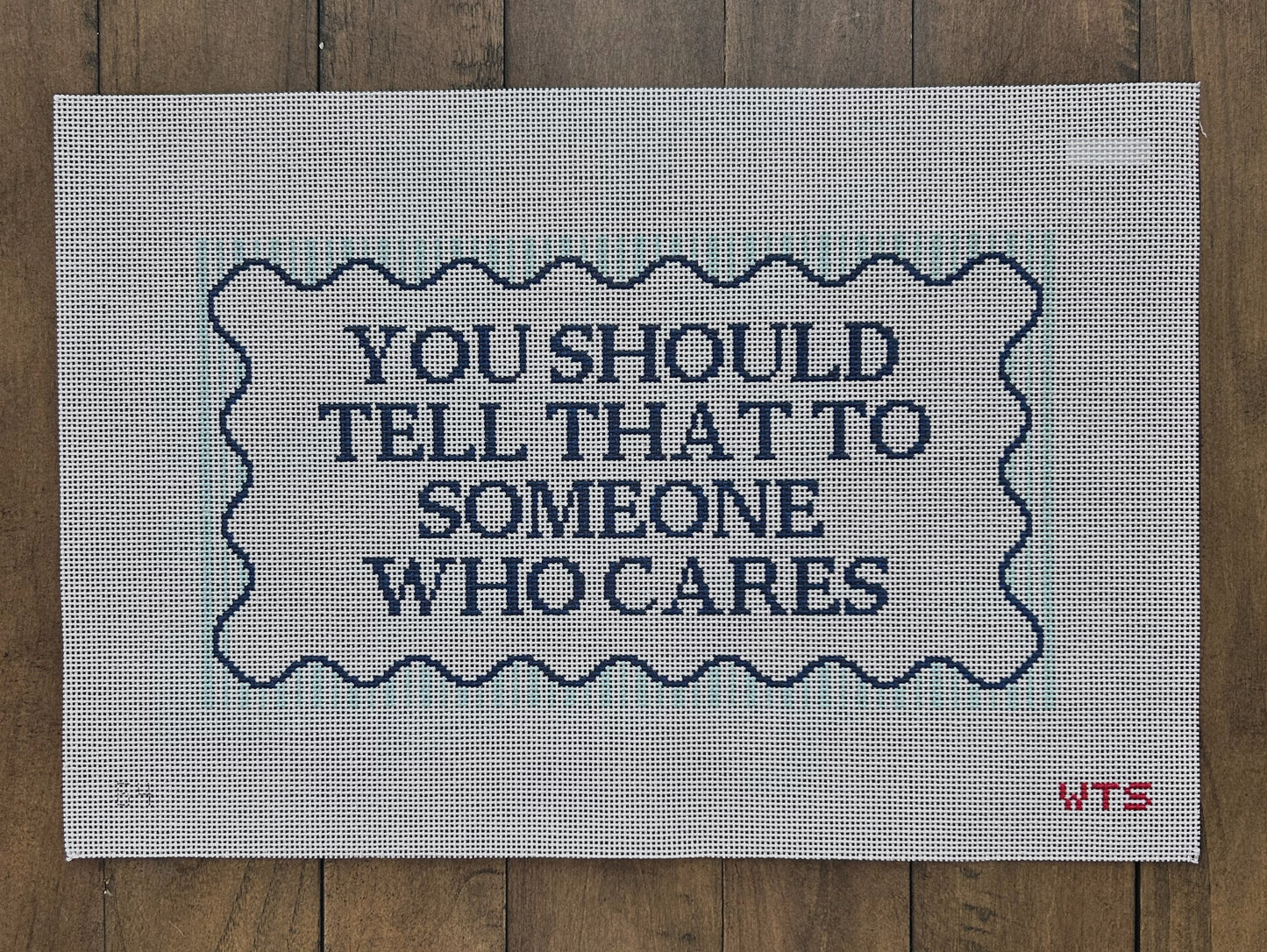 You should tell that to someone who cares