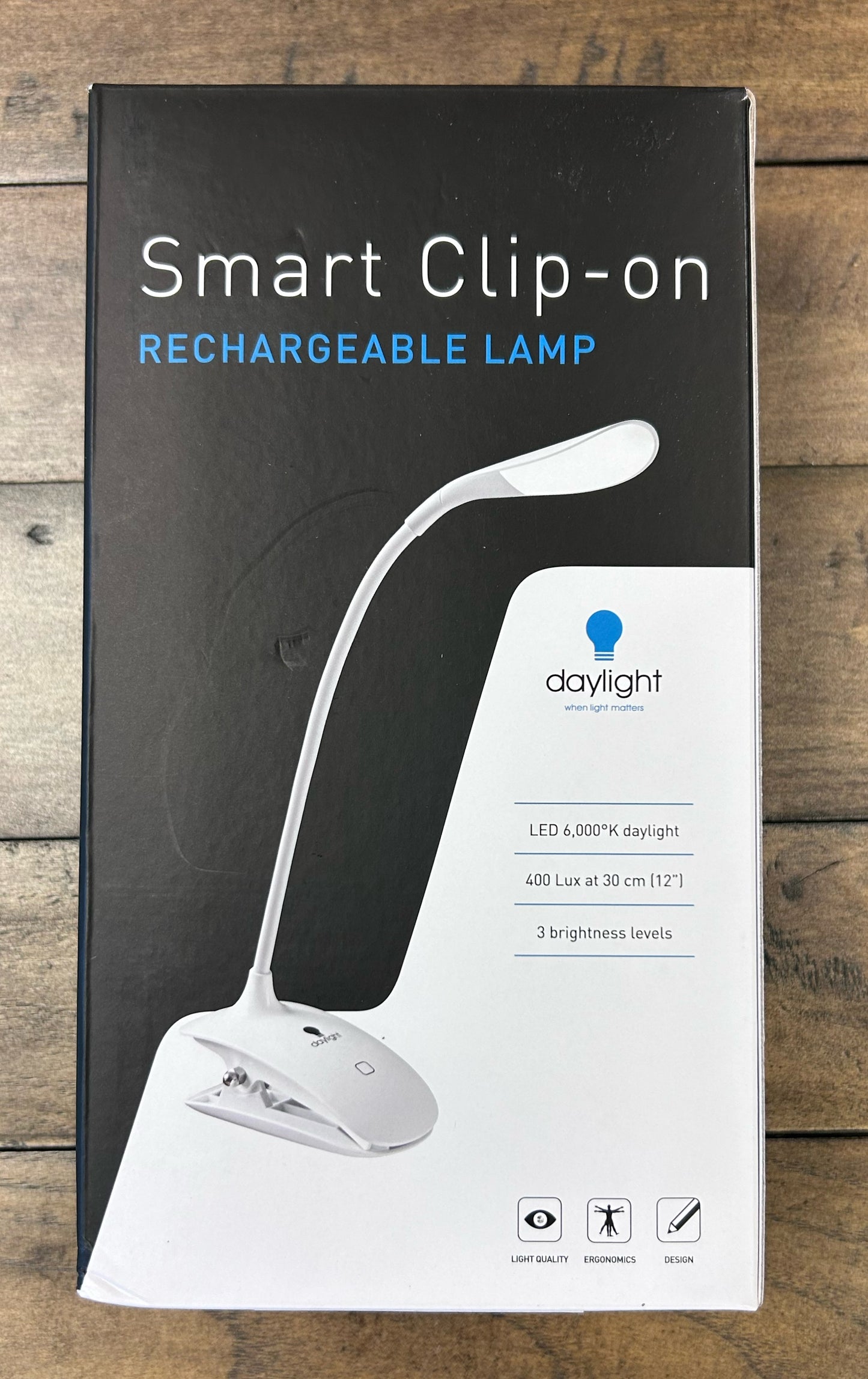 Smart Clip-On Lamp - Fleur de Paris - Needlepoint Accessory