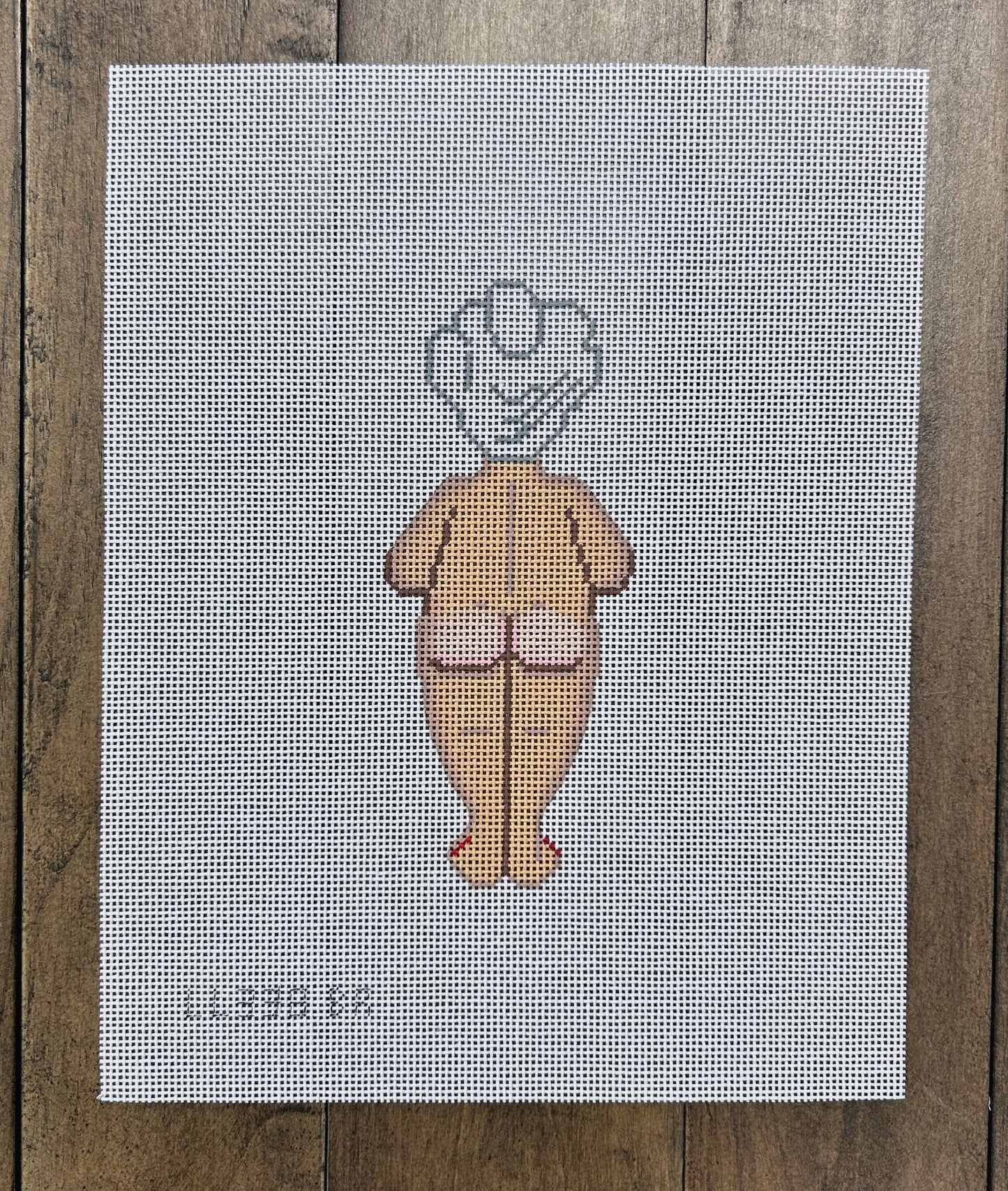 Naked Mrs. Santa - Backside