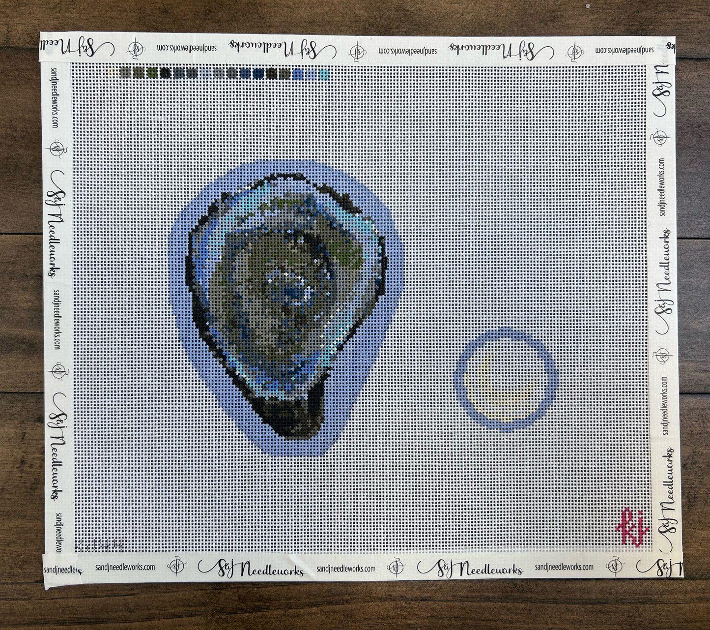 Oyster Scissor Case and Pearl Fob