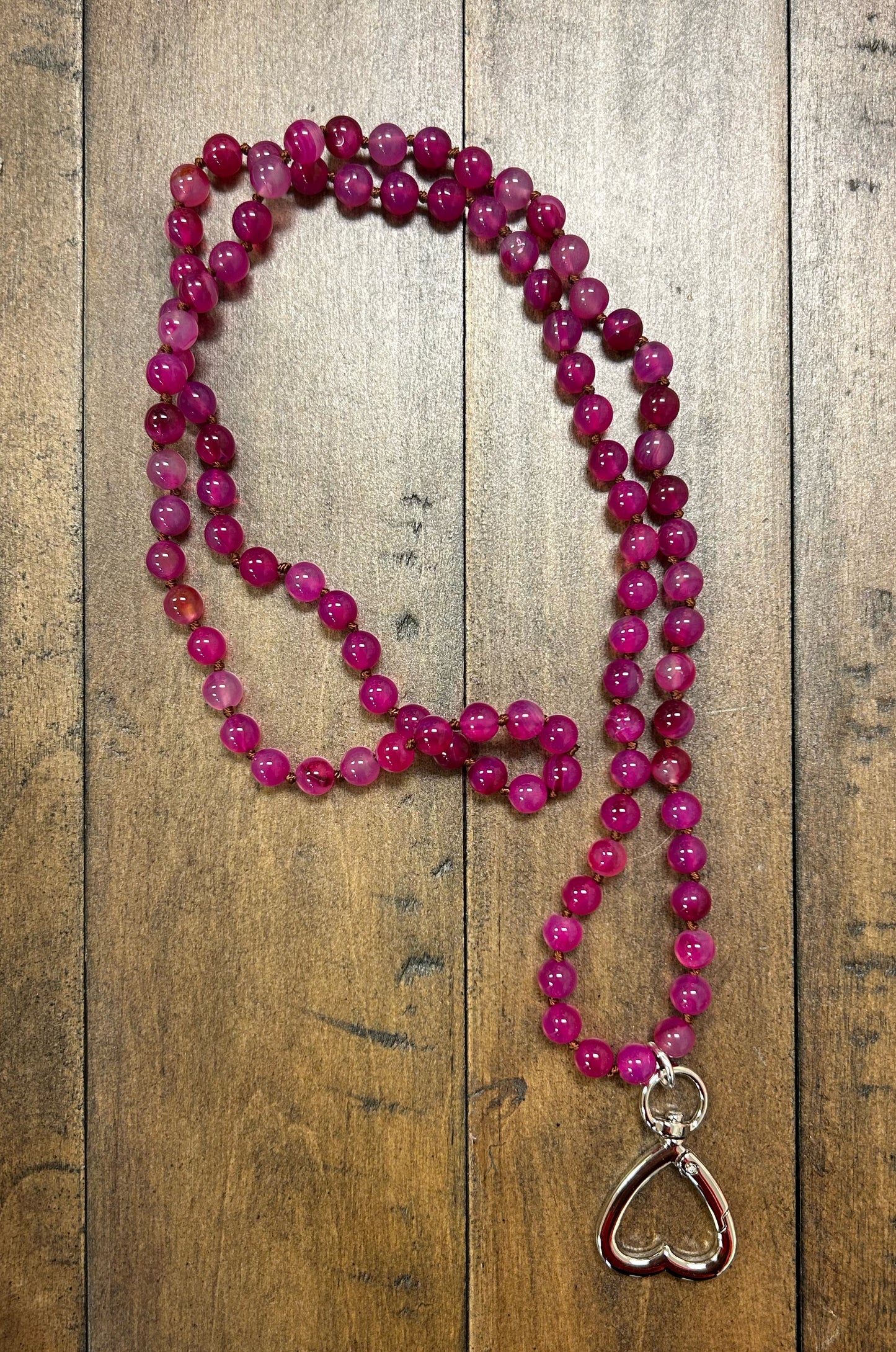 Gemstone Chatelaine - Pink - Victoria Whitson - Needlepoint Accessory