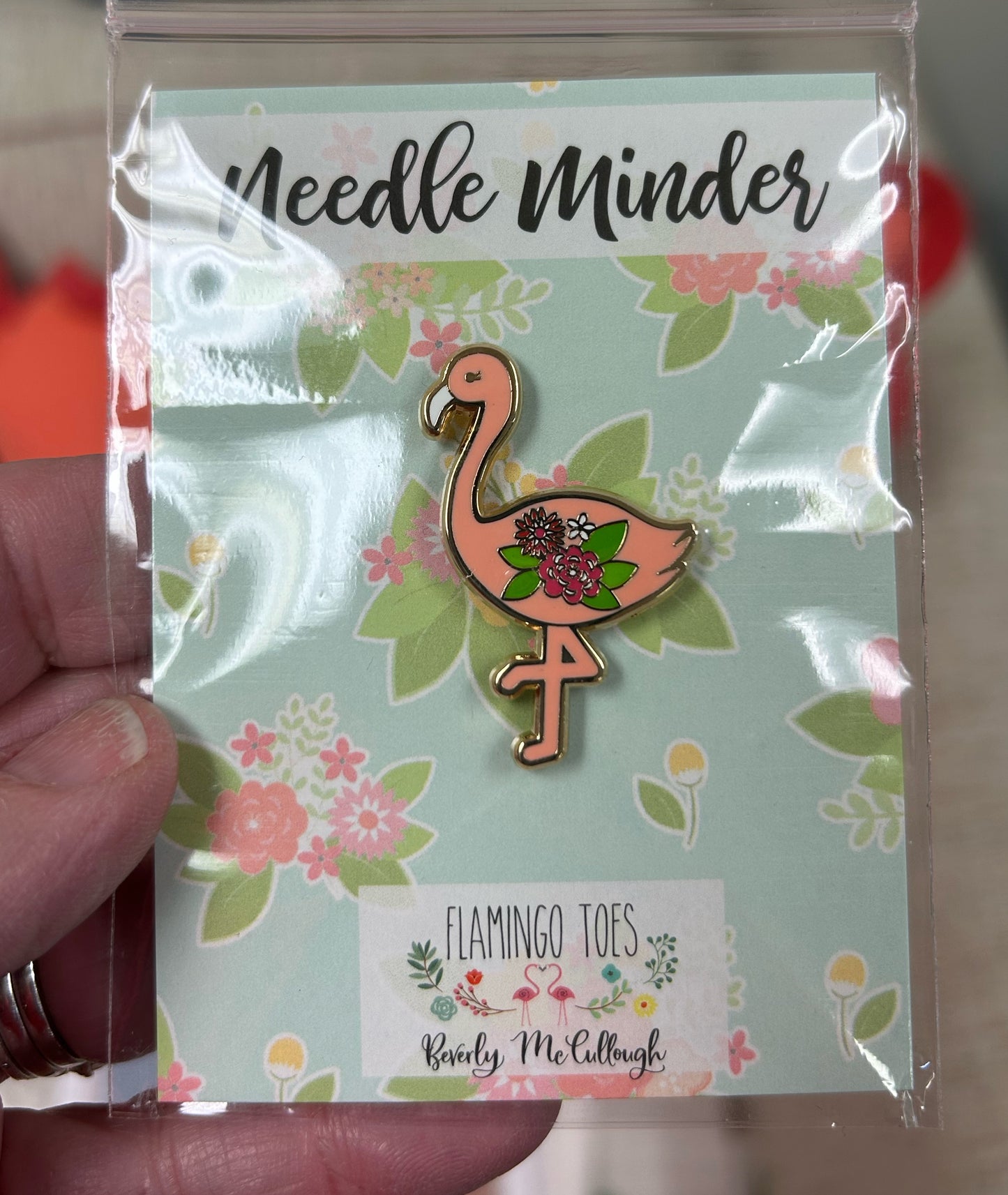 Flosie the Flamingo Needleminder