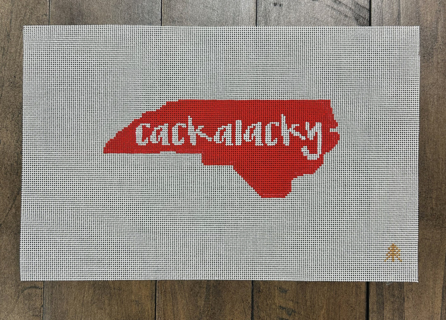 Cackalacky - Evergreen Needlepoint - Needlepoint Canvas 18 mesh