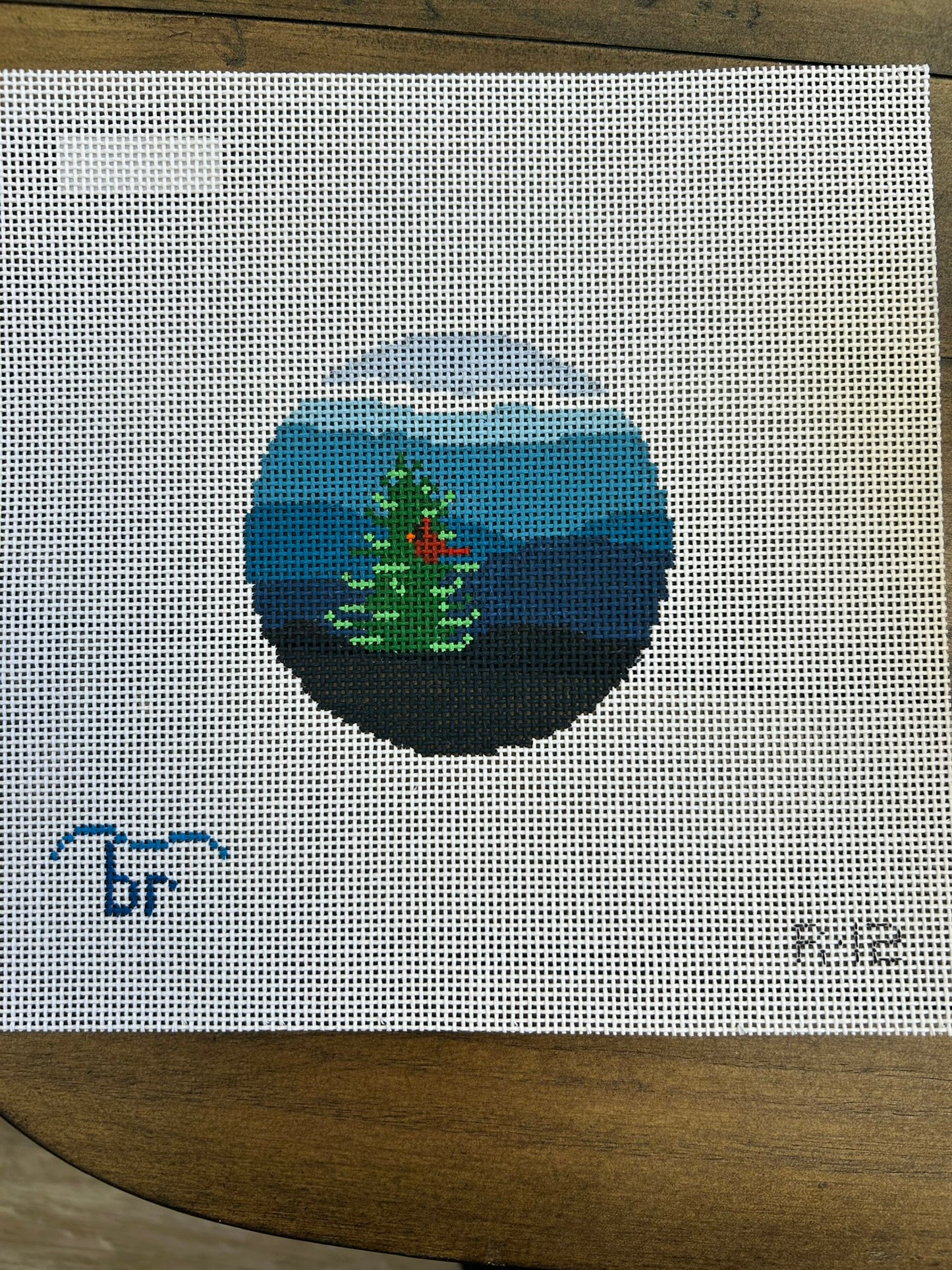 Blue Ridge Mountains with Cardinal