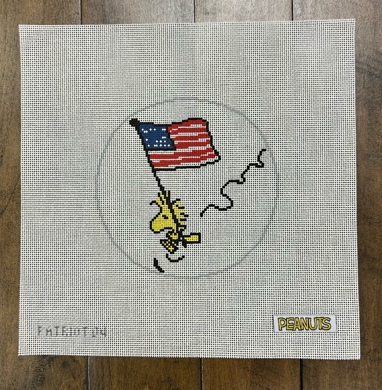 Peanuts Patriotic - Woodstock Flying the Flag