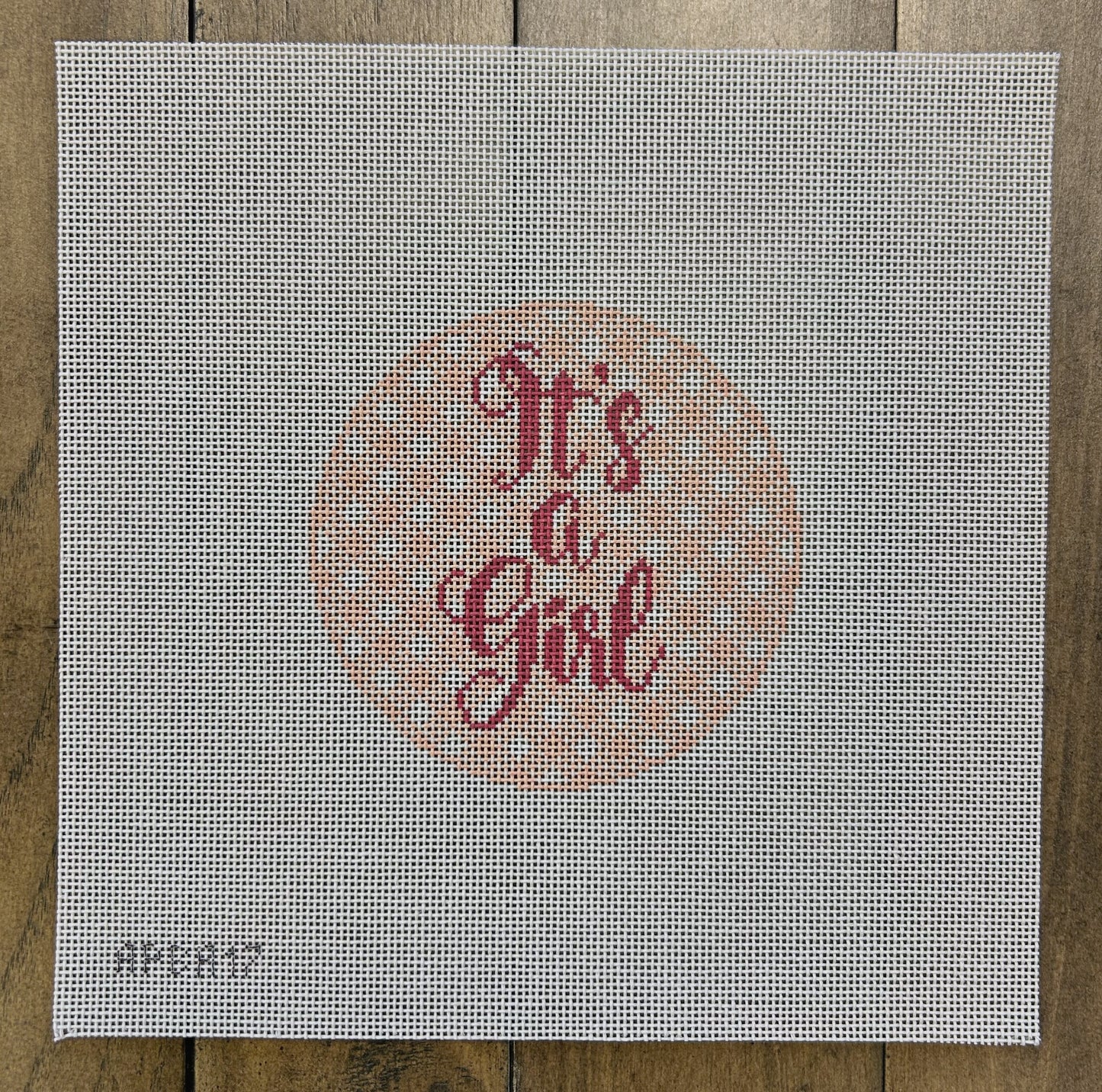 It's a Girl - Melissa Loves Needlepoint - Needlepoint Canvas 18 mesh