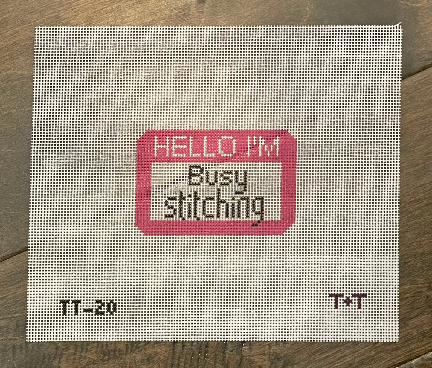 Hello I'm Busy Stitching