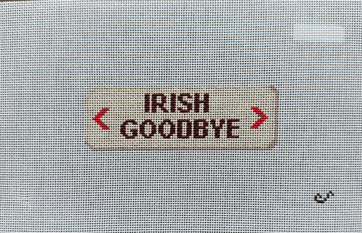 Irish Goodbye Exit Sign