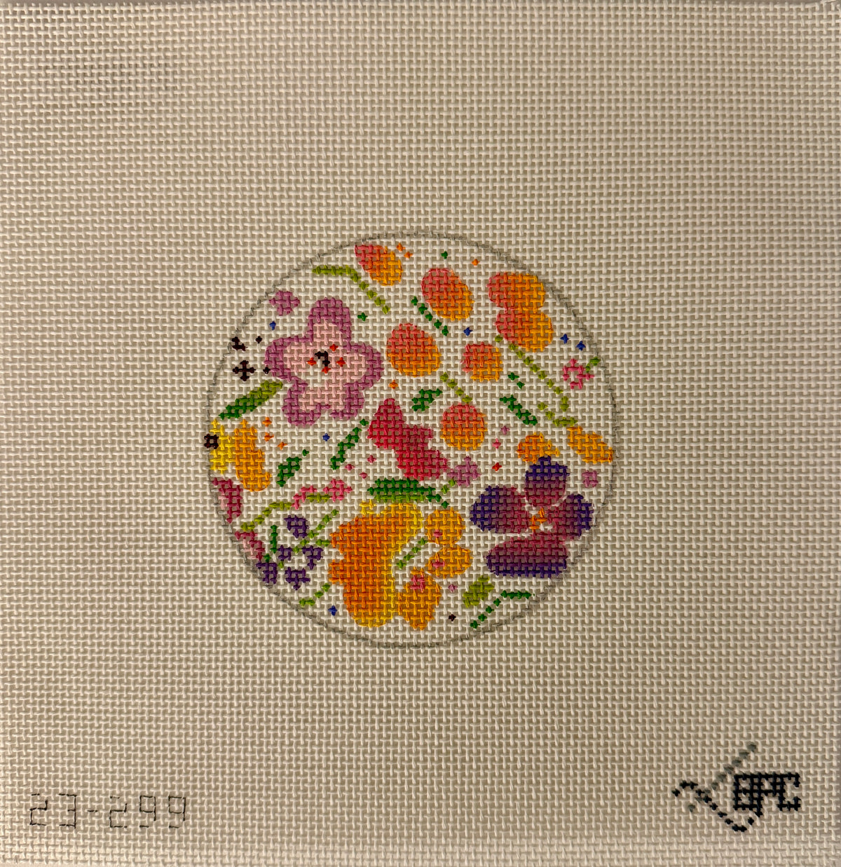 Peppy Floral 4" Round