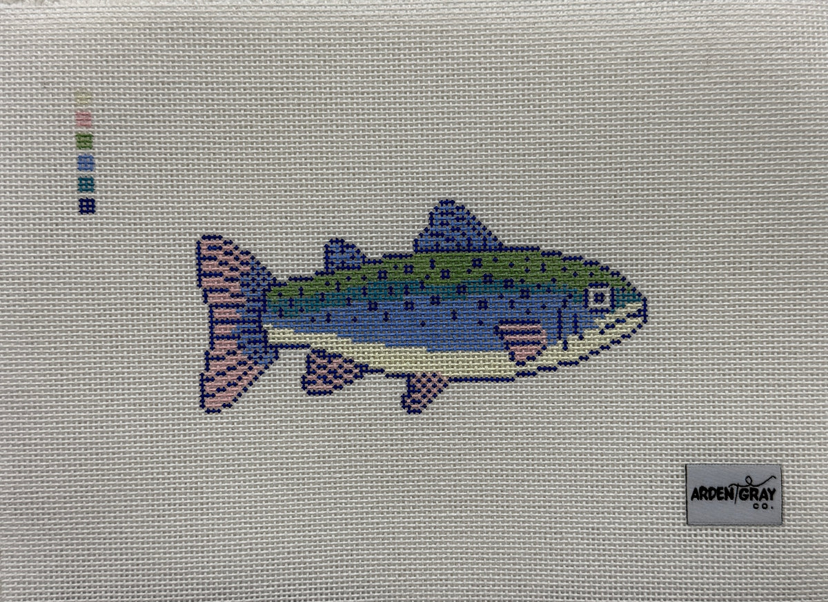 Purple and Green Fish