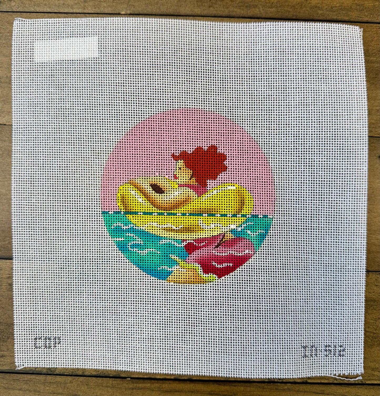 Lady with Pool Float