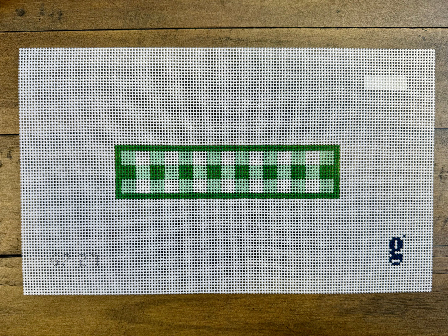 Gingham Fob - Goodpoint Needlepoint - Needlepoint Canvas 13 mesh