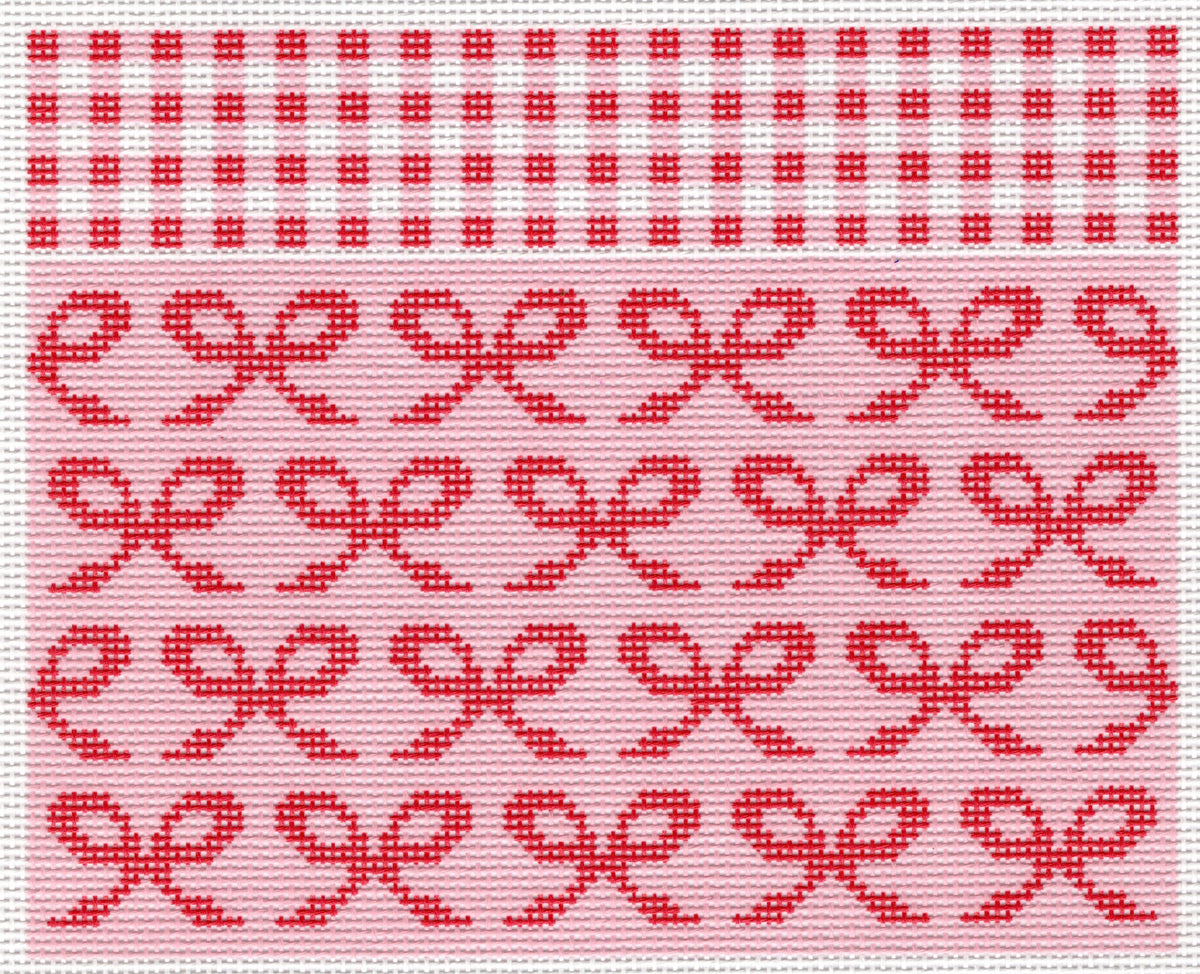 Red Gingham Bows Clutch - Trunk Show