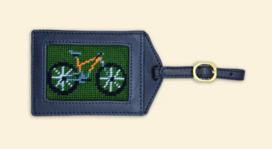 Trail Mix - Luggage Tag - Happy Stitching - Needlepoint Kit 13 mesh