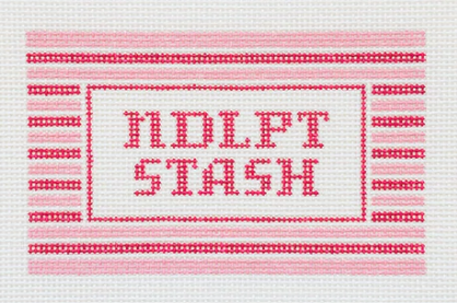 NDLPT Stash Stripes - Initial K Studios - Needlepoint Canvas