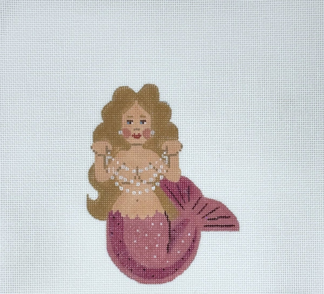 Pink Mini Mermaid w/ Pearls
