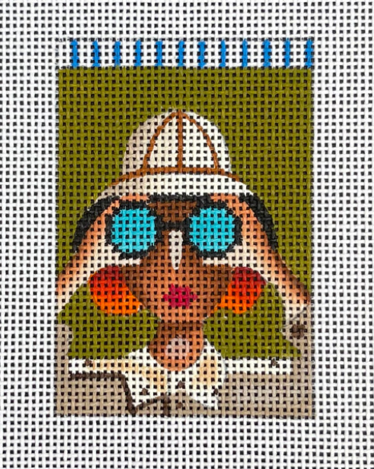 Safari Girl Luggage Tag