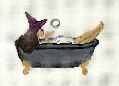 Witch Bubble Bath Canvas