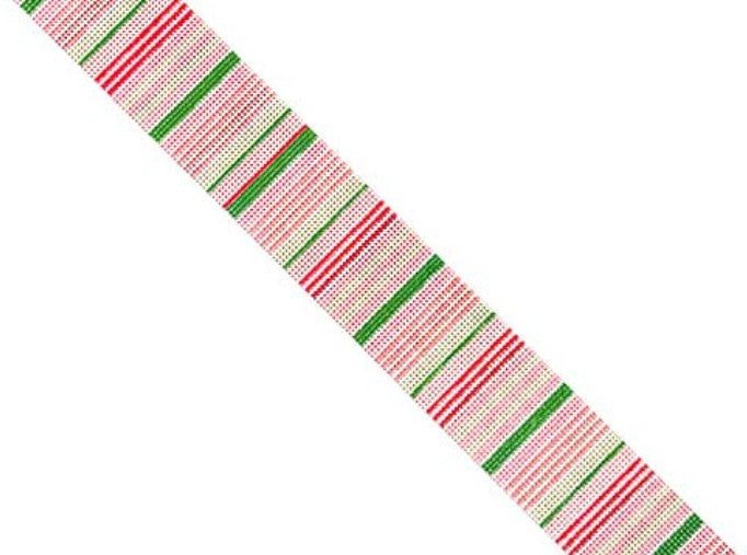 Green and Pink Candy Cane Stripes Belt/Strap
