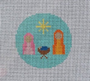 Nativity - Mary, Joseph, Jesus Canvas