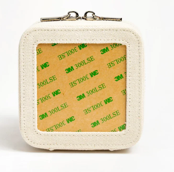 4" Self Finishing Linen Jewelry Box