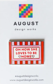 Oh How She Loves To Be Home Needle Minder