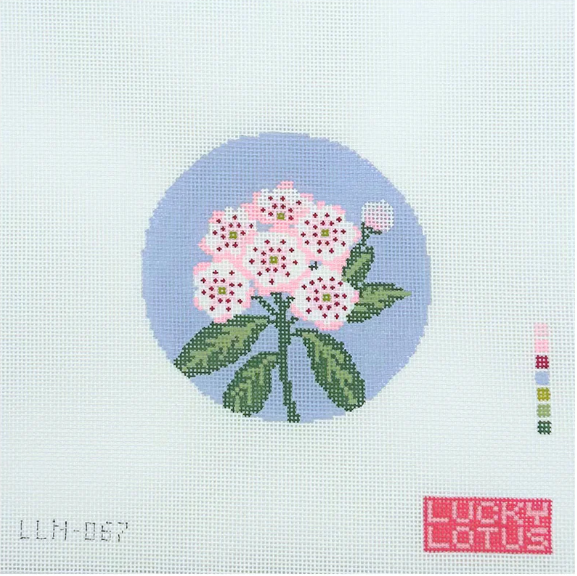 Flowers of America - Mountain Laurel Needle Minder Canvas