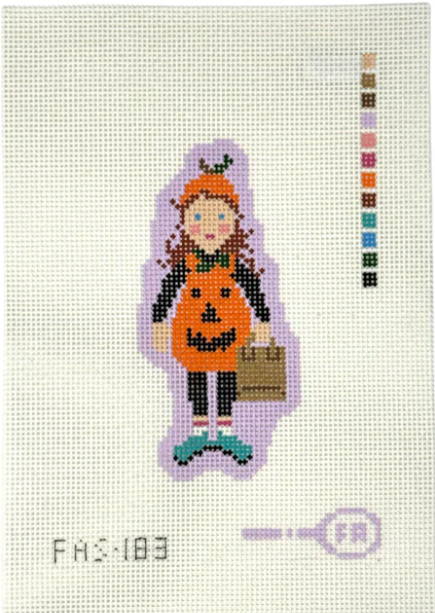 Trick or Treaters - Girl Toddler Pumpkin