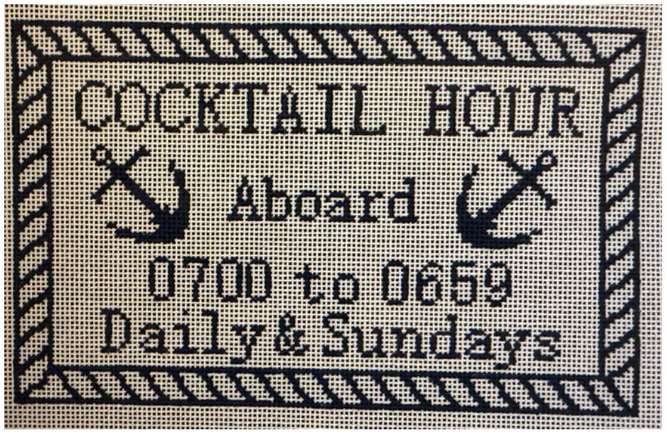Cocktail Hour Sign (Copy) Canvas