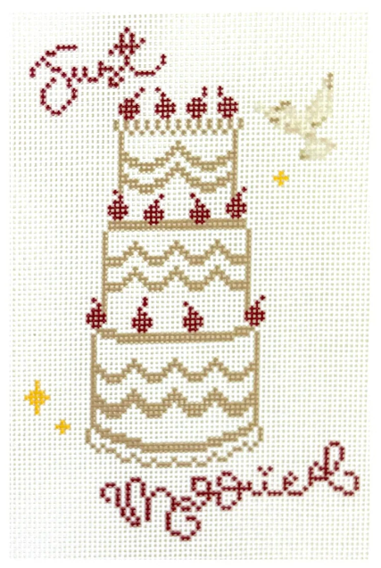 Just Married Cake