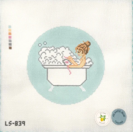 Bathtub Needlepointing