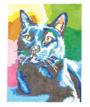 Lambert Art Black Cat Portrait