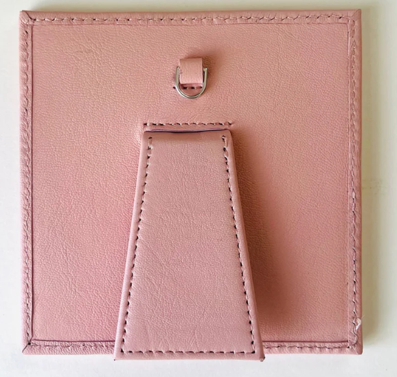 Self-finishing Leather Picture Frame w/ Kick Stand