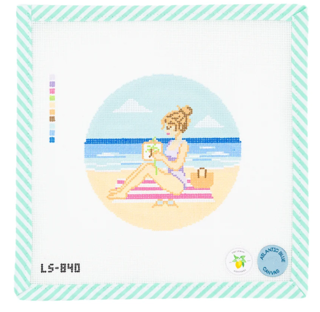 Beach Needlepointing