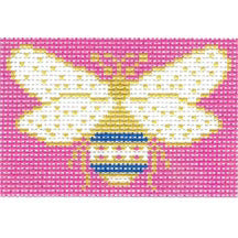 Bee Fushia Background