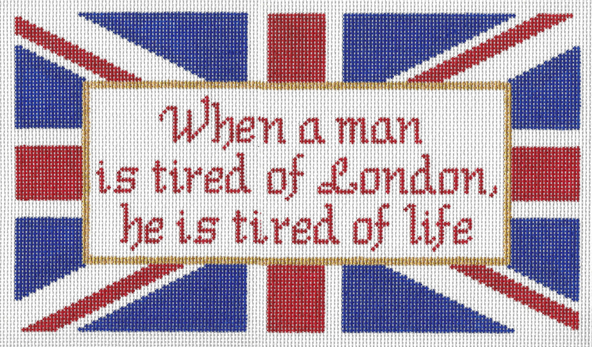 Tired of London Pillow - Trunk Show