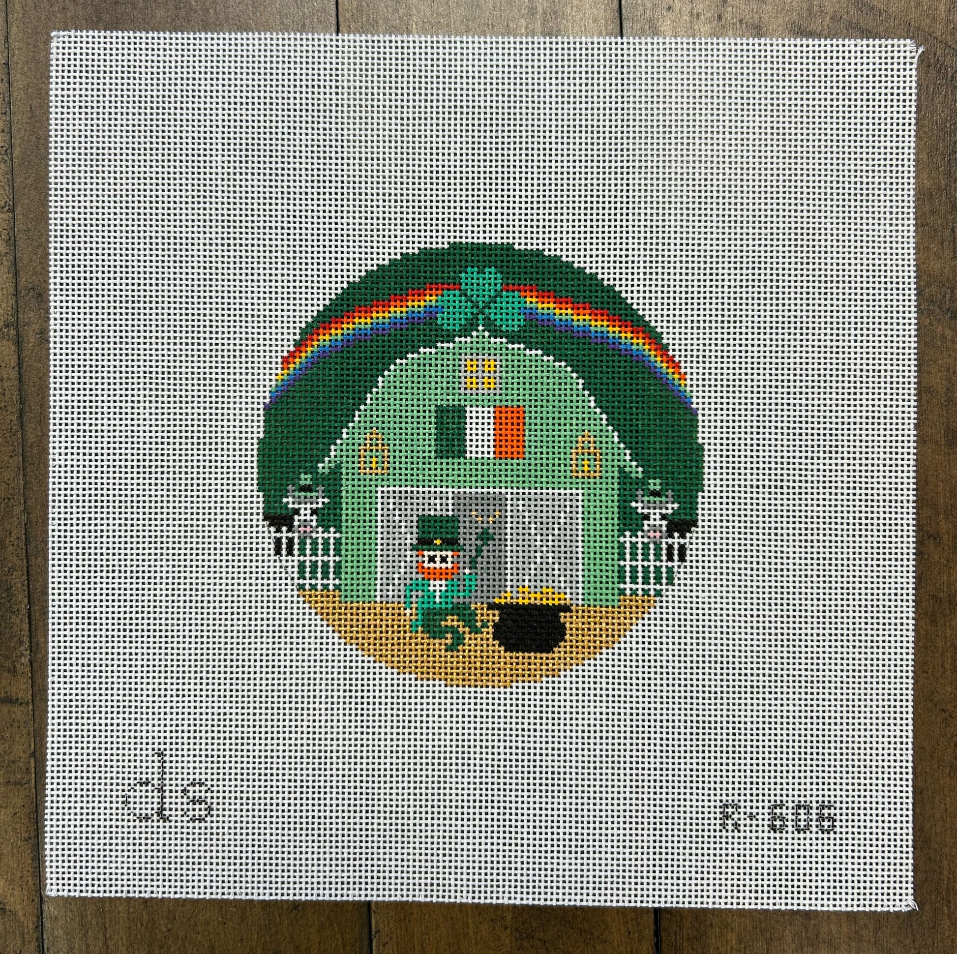 Halloween Barn Canvas