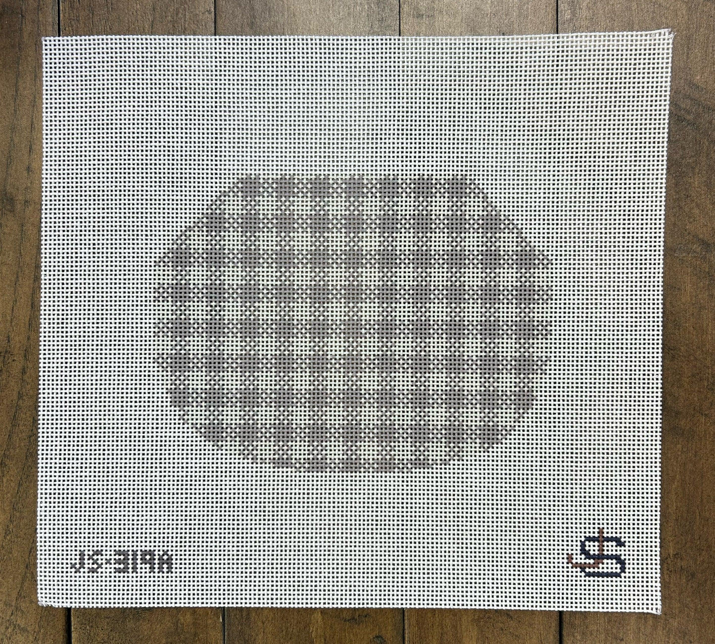 Gingham Kiss Lock Canvas