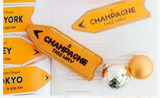 Champagne This Way - Orange