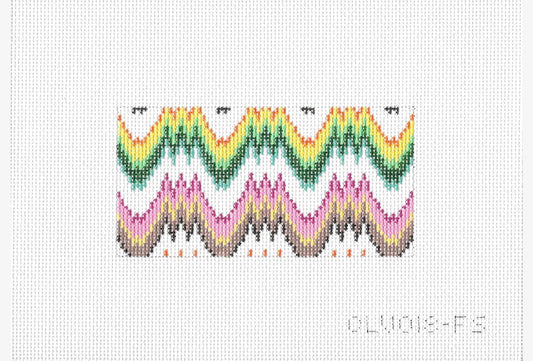 Rectangular Insert - Flame Stitch